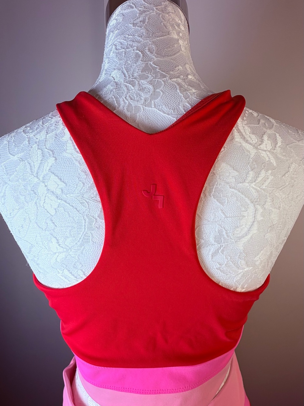 JoyLab Red and Pink Colorblock Active Set - Picture 2 of 5